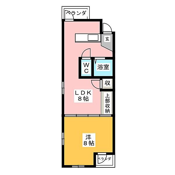 シティーライフ八田 ｜愛知県名古屋市中川区八田本町(賃貸マンション1DK・4階・34.83㎡)の写真 その2