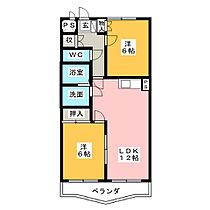 プレステイジ清水  ｜ 愛知県名古屋市中川区供米田３丁目（賃貸マンション2LDK・11階・55.46㎡） その2