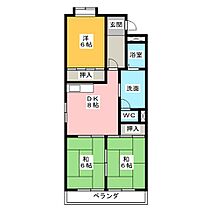 ベルシェ幸  ｜ 愛知県名古屋市中川区万場１丁目（賃貸マンション3LDK・3階・60.75㎡） その2