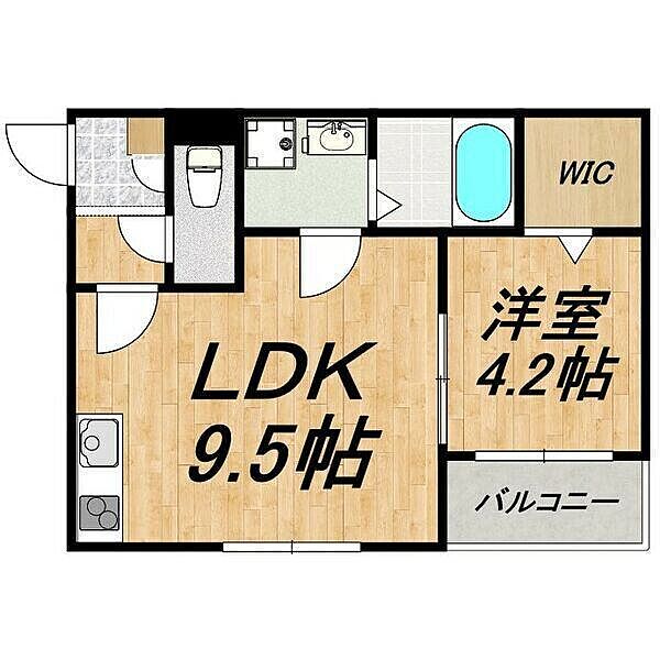 LECOCON中川 203｜愛知県名古屋市中川区戸田３丁目(賃貸アパート1LDK・2階・34.21㎡)の写真 その2