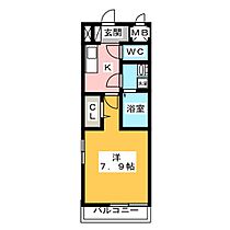 クレール幸  ｜ 愛知県名古屋市中村区烏森町６丁目（賃貸アパート1K・3階・26.09㎡） その2