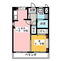 トキワハイツ  ｜ 愛知県名古屋市中川区柳森町（賃貸マンション1LDK・2階・37.80㎡） その2