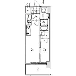 Ｓ−ＲＥＳＩＤＥＮＣＥ烏森ａｕｒｅａｔｅ（オリート） 11階1LDKの間取り