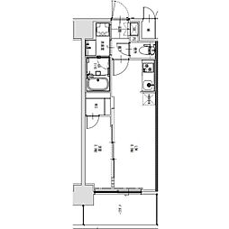 Ｓ−ＲＥＳＩＤＥＮＣＥ烏森ａｕｒｅａｔｅ（オリート） 6階1LDKの間取り