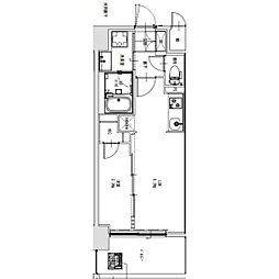 Ｓ−ＲＥＳＩＤＥＮＣＥ烏森ａｕｒｅａｔｅ（オリート） 9階1LDKの間取り
