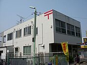 郵便局「万場郵便局まで860m」
