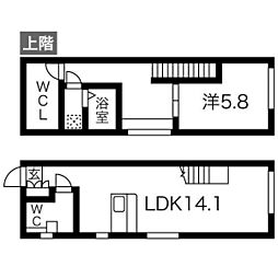 CELENEST名駅西 1LDKの間取図画像