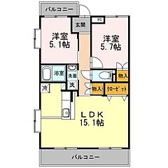 物件の間取り