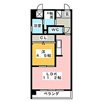 セントピア岡安  ｜ 愛知県名古屋市西区幅下２丁目（賃貸マンション1LDK・4階・41.36㎡） その2