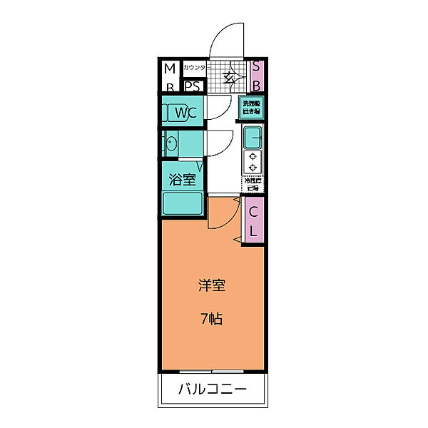 メイクスWアート丸の内 202｜愛知県名古屋市西区那古野１丁目(賃貸マンション1K・2階・22.95㎡)の写真 その2