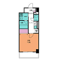 ボーデュキャナル幅下 705 ｜ 愛知県名古屋市西区幅下１丁目1-5（賃貸マンション1K・7階・28.31㎡） その2