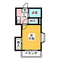 メゾニティＫ  ｜ 愛知県名古屋市中村区松原町５丁目（賃貸アパート1K・1階・20.80㎡） その2