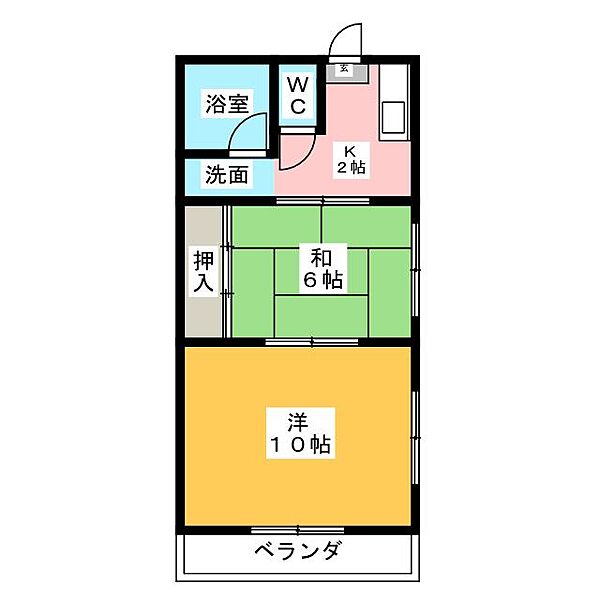 Ｉ・Ａビル　ドエル本陣 ｜愛知県名古屋市中村区鳥居通２丁目(賃貸マンション2K・4階・42.00㎡)の写真 その2