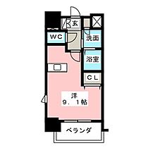 プレサンス名古屋ＳＴＡＴＩＯＮビーフレックス  ｜ 愛知県名古屋市中村区則武２丁目（賃貸マンション1R・3階・24.98㎡） その2