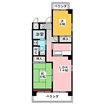 ＦＲＥＥＳＩＡ  ｜ 愛知県名古屋市中村区十王町（賃貸マンション2LDK・6階・58.32㎡） その2