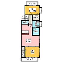 アスカ甚目寺  ｜ 愛知県あま市甚目寺茶之木田（賃貸マンション2LDK・2階・56.60㎡） その2