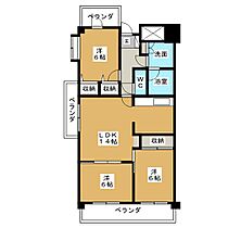 エスポア日吉  ｜ 愛知県名古屋市中村区日吉町（賃貸マンション3LDK・8階・66.04㎡） その2