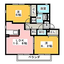 ベルドミール  ｜ 愛知県名古屋市中村区宿跡町３丁目（賃貸アパート2LDK・2階・52.66㎡） その2