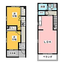 Tre Casa  ｜ 愛知県名古屋市中村区佐古前町（賃貸テラスハウス2LDK・1階・64.57㎡） その2