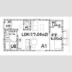 茜さす春のセラビィ 2階1LDKの間取り
