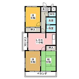 パラッツォT.H 3LDKの間取図画像