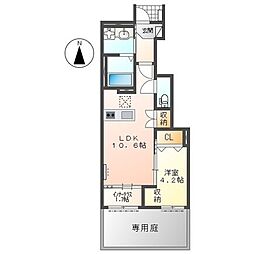 GranBerg(グランベルク) 1LDKの間取図画像