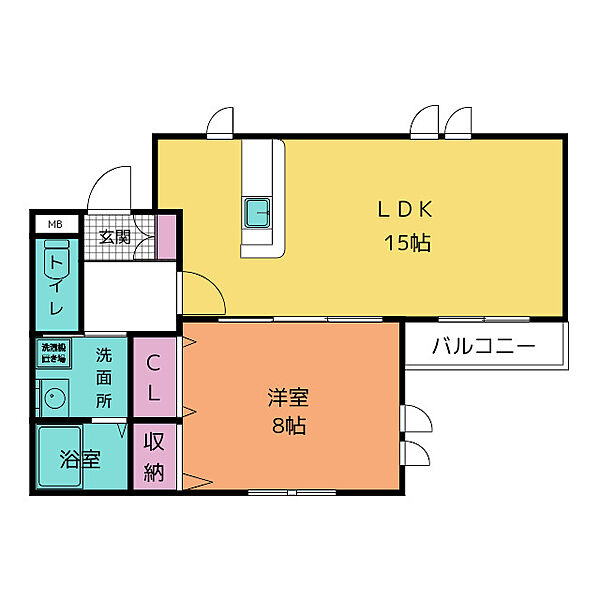 エスポワール御器所 ｜愛知県名古屋市昭和区御器所４丁目(賃貸マンション1LDK・2階・52.85㎡)の写真 その2