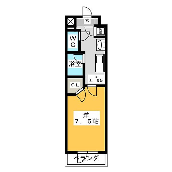 ベルファース川原通 ｜愛知県名古屋市昭和区川原通５丁目(賃貸マンション1K・4階・23.95㎡)の写真 その2