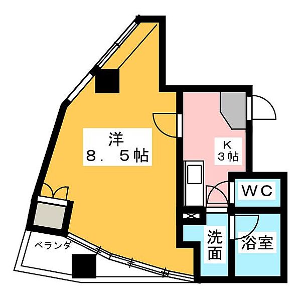 パックス荒畑II ｜愛知県名古屋市昭和区御器所通１丁目(賃貸マンション1K・3階・29.00㎡)の写真 その2