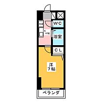 ウェルスヒル  ｜ 愛知県名古屋市昭和区紅梅町３丁目（賃貸マンション1K・6階・21.84㎡） その2