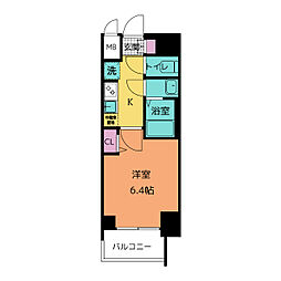 PRESSANCEFUKIAGEEKIMAEETERNO 1Kの間取図画像