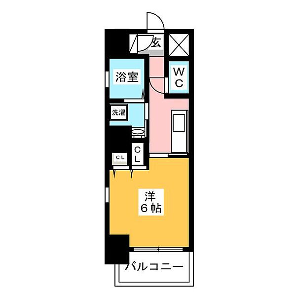 ラタン ｜愛知県名古屋市中区平和２丁目(賃貸マンション1K・2階・27.49㎡)の写真 その2