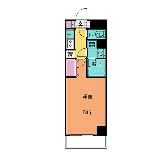 ブランシエスタ金山 1504｜愛知県名古屋市中区正木４丁目(賃貸マンション1K・15階・25.66㎡)の写真 その2