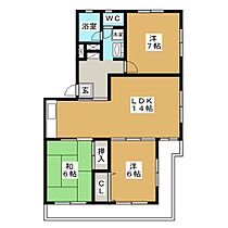 シャトースズムラ  ｜ 愛知県名古屋市中川区荒江町（賃貸マンション3LDK・1階・67.02㎡） その2