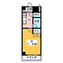 第2コーポ魚半  ｜ 愛知県名古屋市熱田区四番１丁目（賃貸マンション1K・4階・24.90㎡） その2