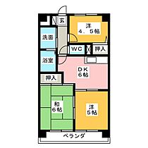 エクセルハイツ尾頭橋  ｜ 愛知県名古屋市中川区八熊１丁目（賃貸マンション2LDK・7階・48.23㎡） その2