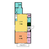 Blessing正木  ｜ 愛知県名古屋市中区正木１丁目（賃貸マンション1LDK・3階・40.65㎡） その2