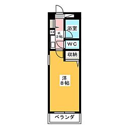 間取図画像 1K