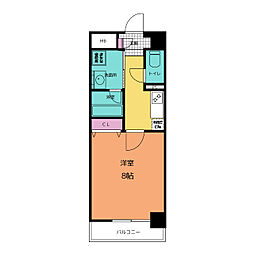 アイユー日比野 1Kの間取図画像