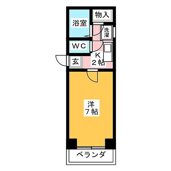 サンクオリティ鶴里 ｜愛知県名古屋市南区鶴里町１丁目(賃貸マンション1K・2階・20.88㎡)の写真 その2