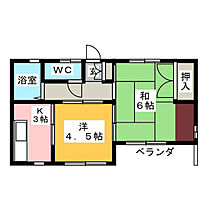 フローリア戸部  ｜ 愛知県名古屋市南区戸部町２丁目（賃貸アパート2K・1階・35.45㎡） その2