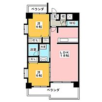 Hｉｌｌ　Ｐａｌａｃｅ　ＩＫＡＩ  ｜ 愛知県名古屋市瑞穂区八勝通２丁目（賃貸マンション2LDK・8階・64.46㎡） その2