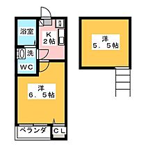 Ｌｕｓｅｎｔ　Ｒｉｍ  ｜ 愛知県名古屋市南区呼続２丁目（賃貸アパート1K・2階・19.13㎡） その2