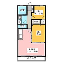 メゾン白羽根  ｜ 愛知県名古屋市瑞穂区白羽根町２丁目（賃貸マンション2LDK・4階・52.47㎡） その2