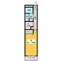 studio N  ｜ 愛知県名古屋市瑞穂区西ノ割町３丁目（賃貸アパート1K・3階・29.81㎡） その2