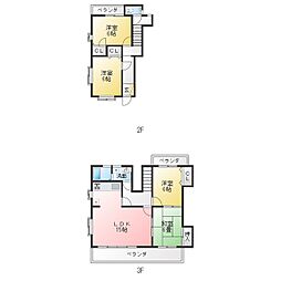 VIP外山 4LDKの間取図画像
