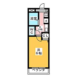 メゾン・エトワール 1Kの間取図画像