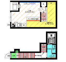 Velo SOTOYAMA 1LDKの間取図画像