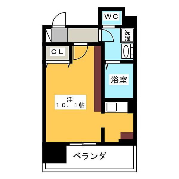 ルシェット白川公園 ｜愛知県名古屋市中区栄２丁目(賃貸マンション1R・7階・28.60㎡)の写真 その2