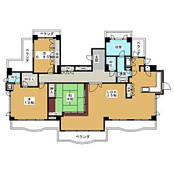 主税庵 5階3LDKの間取り